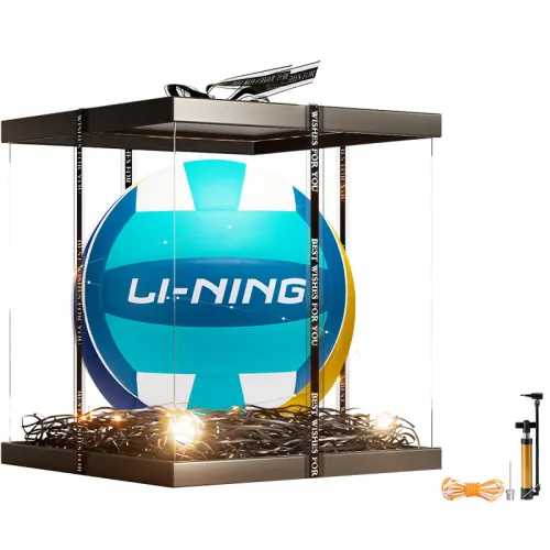LiNing Li Ning PU No. 5 volleyball, special skin for junior high school students, special for middle school students and girls, hard standard for physical training test, same style for men and women, blue and white