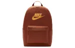 Nike Heritage Polyester Backpack Regular Unisex Brown