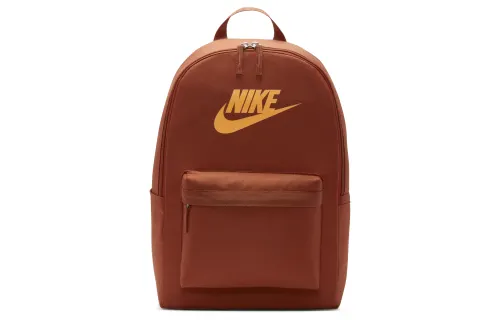 Nike Heritage Polyester Backpack Regular Unisex Brown