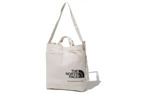 THE NORTH FACE 16L Reusable Bag, Shoulder Bag, Crossbody Bag, Outdoor Bag Organic Cotton Natural & Black Unisex