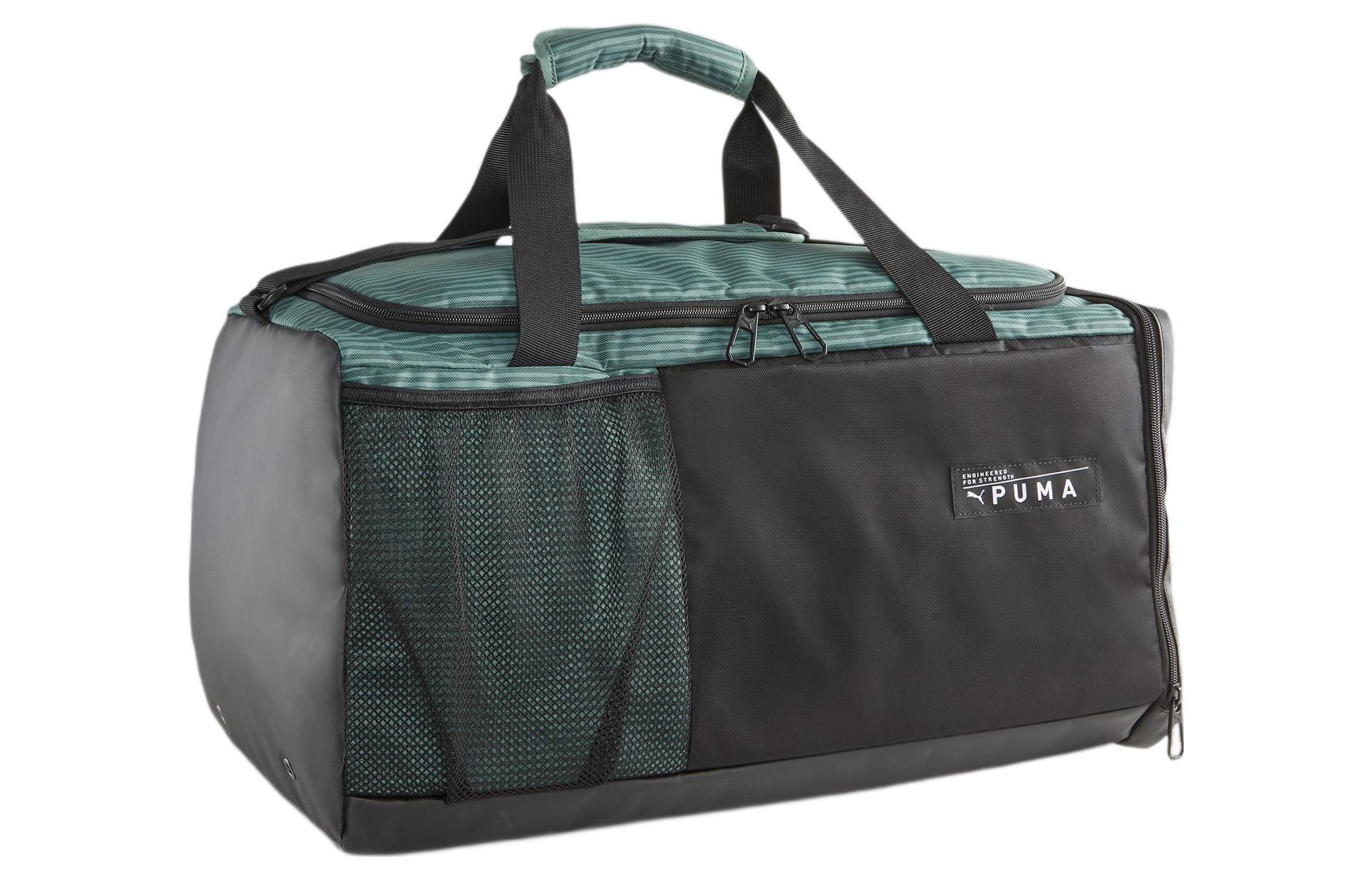 PUMA Polyester Handbag Travel Bag Medium Women's Green
