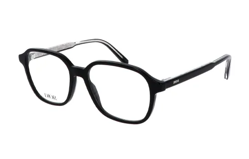 DIOR Acetate Irregular Shape Eyeglass Frames Unisex Black