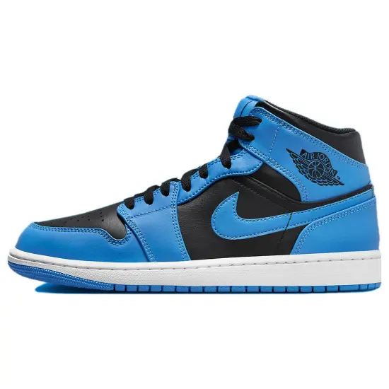 Jordan 1 Mid University Blue Black