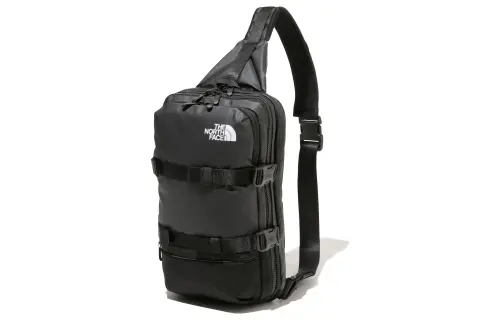 THE NORTH FACE 7L Sling Bag Outdoor Bag Recycled Polyester Black Unisex