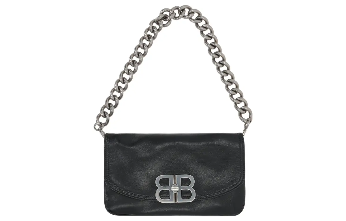 Balenciaga Flap Bb Soft Medium Shoulder Bag