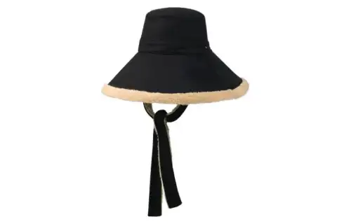 GUCCI Wool And Eco Fur Wide Brim Hat