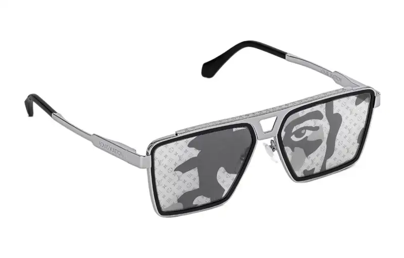 LOUIS VUITTON 1.1 Evidence Metal Square Sunglasses