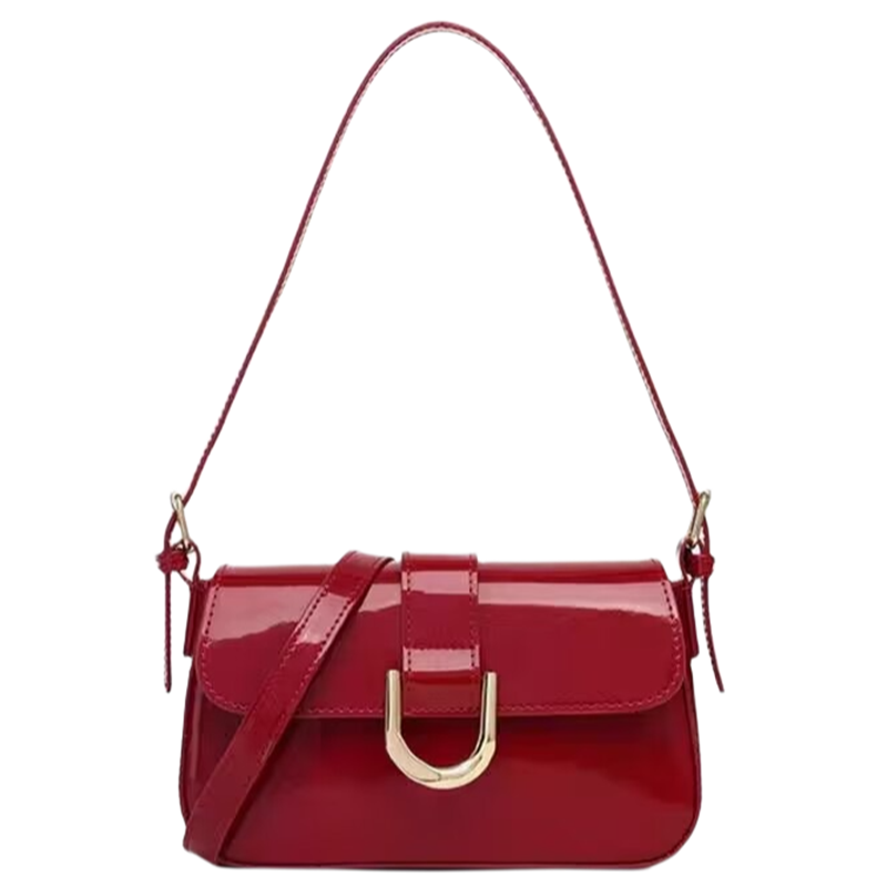 NOMK Pu Tote Bag, Shopping Bag, Shoulder Bag, Biker Bag, Messenger Bag, Shoulder Bag, Small Square Bag Women's