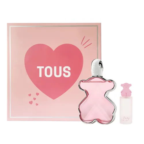 Perfume, ruby gift box strongly flavoured, with little bears, long-term effect, 50 ml, 15 ml