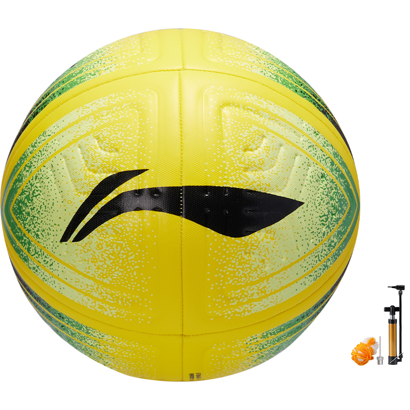 Li Ning Size 5 Ball Soccer Ball TPU Unisex White/Orange/Black/Gray