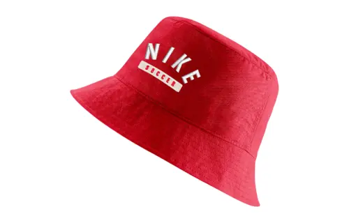 Nike Cotton Bucket Hats Unisex Red