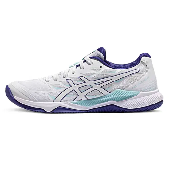 Asics Women's Gel Tactic 12 'White Eggplant'
