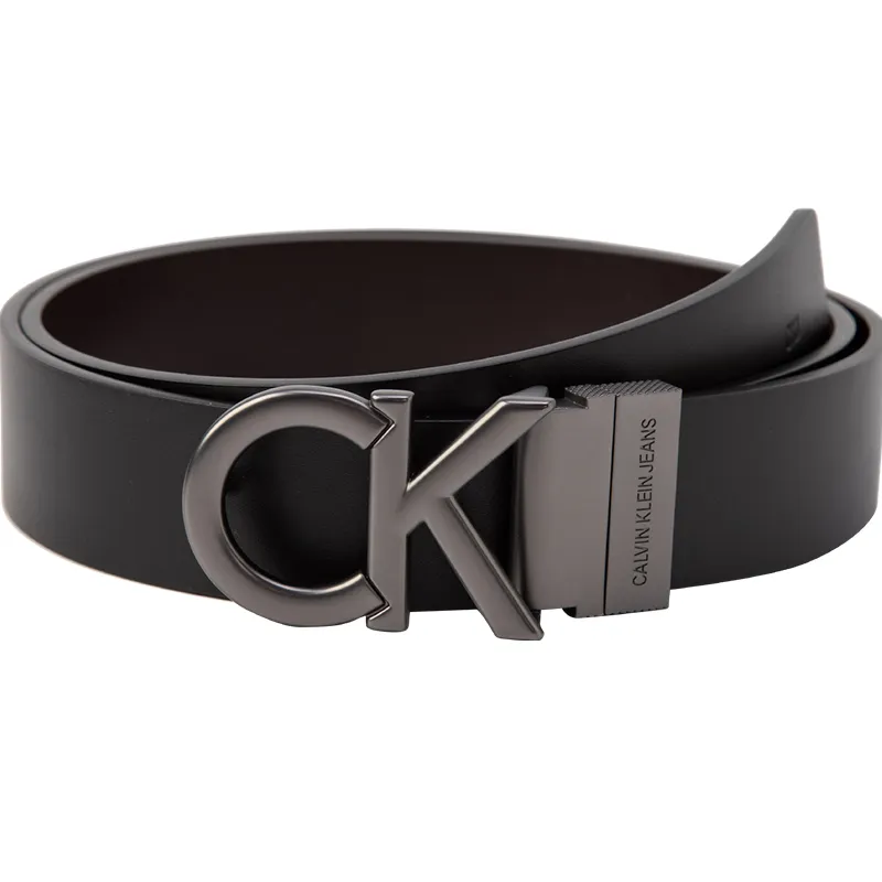 CALVIN KLEIN Cow Leather Belts Men's Black/Brown 