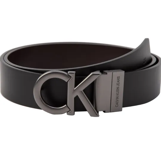 CALVIN KLEIN Cow Leather Belts Men's Black Brown