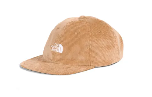THE NORTH FACE Brand Logo Corduroy Baseball Caps Unisex Almond Butter