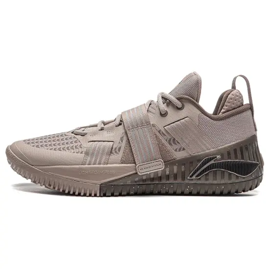 LINING Rage Basketball Shoes Men Low-Top Brown