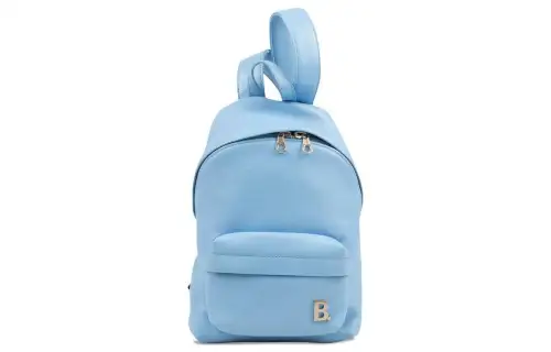 Balenciaga Soft Leather Backpack Mini Unisex Blue