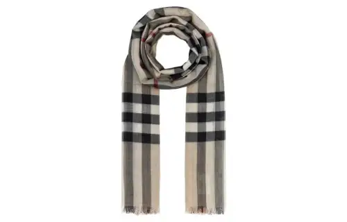 Burberry Knit Scarves Unisex Multicolor