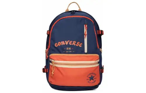 Converse Polyester Backpack Large Unisex Blue/Orange