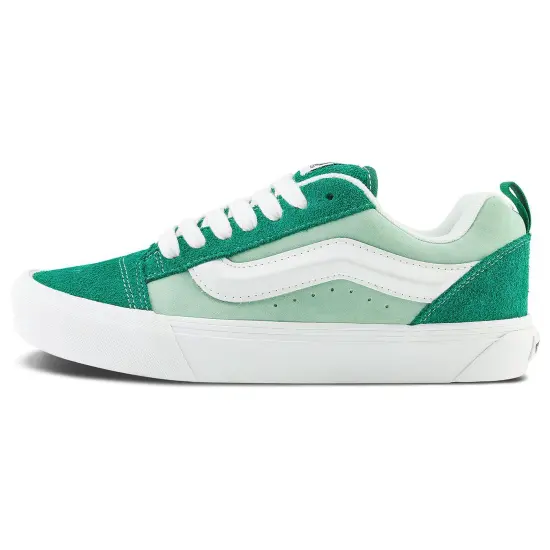 Vans Knu Skool Skateboarding Shoes Unisex Low-top Greenish-white