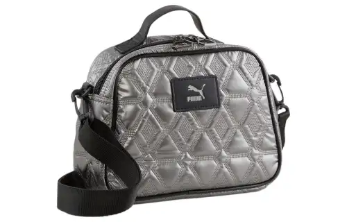PUMA Polyester Crossbody Bag, Handbag Women's Smoke Gray