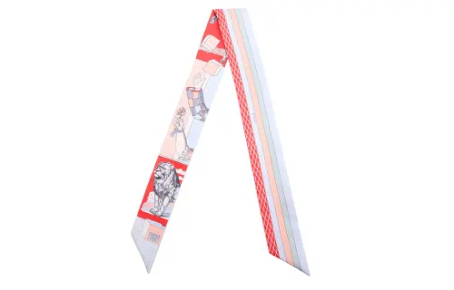 HERMES Twilly Silk Scarves Women's