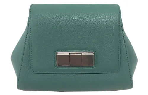 Bottega Veneta Grained-Texture Foldover Belt Bag
