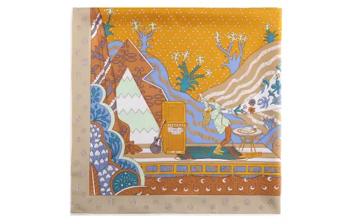 HERMES Le Premier Chant Scarves Women's
