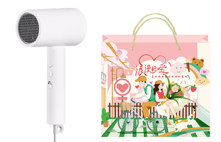 Xiaomi H101 Hair Dryer 1600W Negative Ion Hair Care Cold Wind Mijia Portable Compact Foldable Strong Wind Power 50 Million Hair Dryer One-click Greeting Card Writing