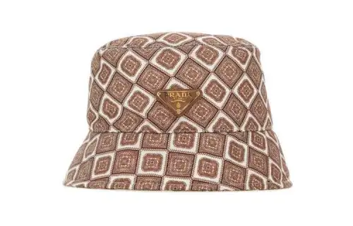 PRADA Printed Re Nylon Bucket Hat