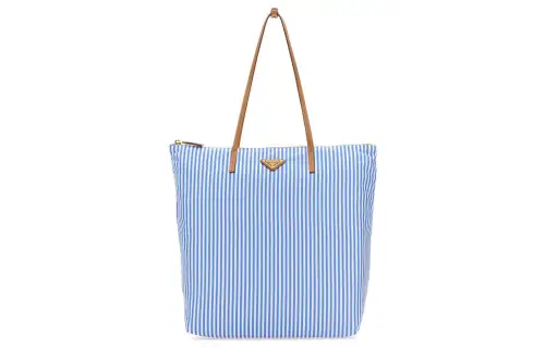 PRADA Recycled Nylon Shoulder Bag Women's Blue