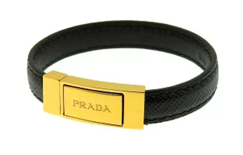 PRADA Wristbands Women's Black