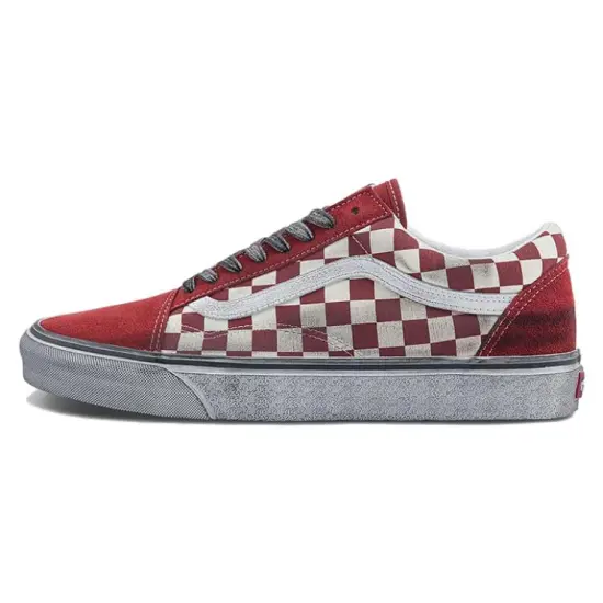Vans Old Skool Skateboarding Shoes Unisex Low-top Red