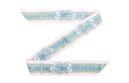 HERMES Silk Scarves Women's Pink