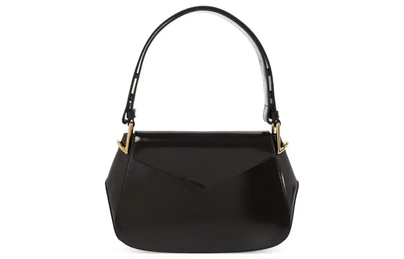 Bottega Veneta Leather Handbag, Shoulder Bag Medium Women's Black