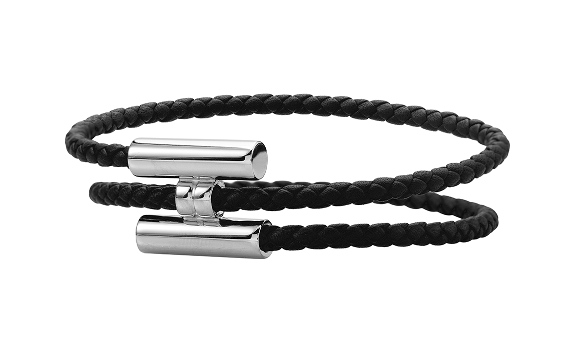 Браслет Hermes Tournis Tresse Tournis Tresse Bracelet (коричнево-черный) — фото 2