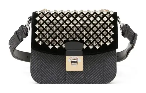 Maison Margiela Leather Crossbody Bag, Shoulder Bag Women's Black & White