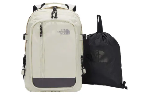 THE NORTH FACE 19L Backpack Outdoor Bag Polyester Ecru Unisex