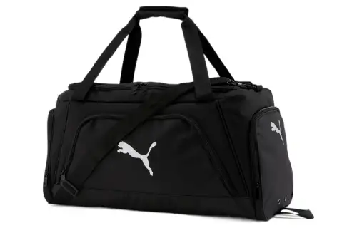 PUMA Main Zip Compartment Polyester Travel Bag Unisex Black