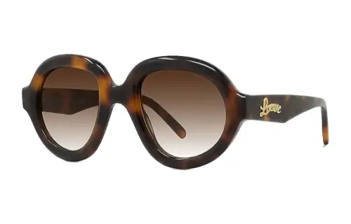 LOEWE Acetate Round Sunglasses Women's Multicolor