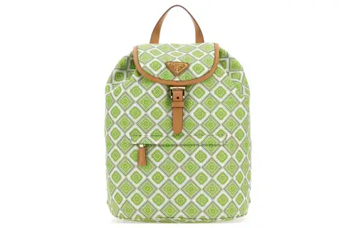 PRADA Recycled Nylon Backpack Women's Green