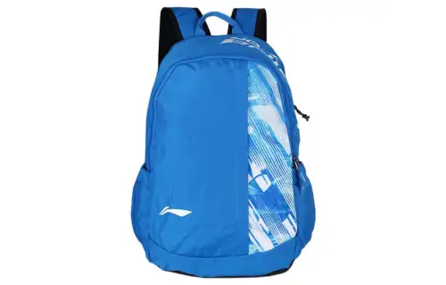 Li Ning Polyester Backpack Men's Blue