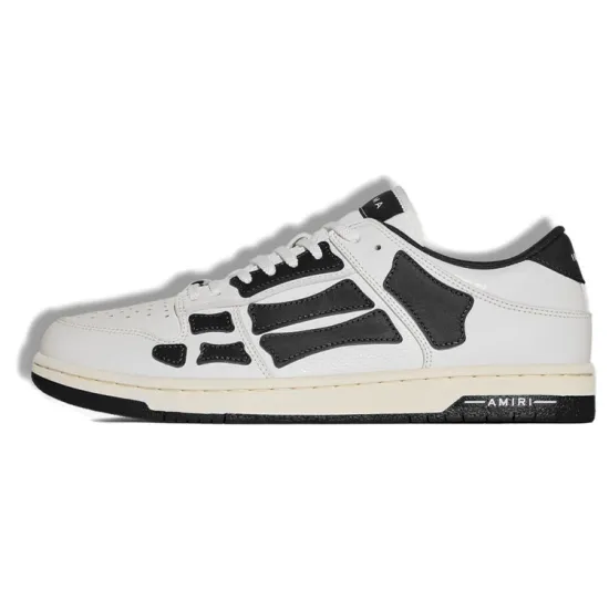 AMIRI Skel Top Low 'White Black'