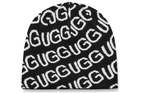 UGG Acrylic Beanies Men's Black