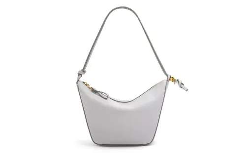 LOEWE Hammock Hobo Cow Leather Handbag, Shoulder Bag Women's Gray