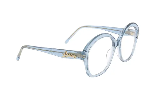 LOEWE Acetate Oval Eyeglass Frames Women's Blue