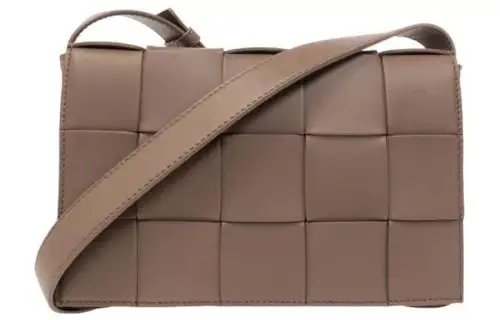 Bottega Veneta CASSETTE Sheepskin Tofu Bag, Handheld, Shoulder Bag, Crossbody Bag Women's Chocolate