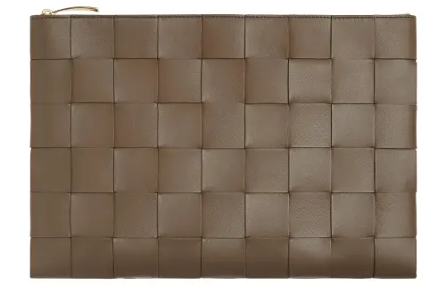 Bottega Veneta Woven Large Clutch Bag