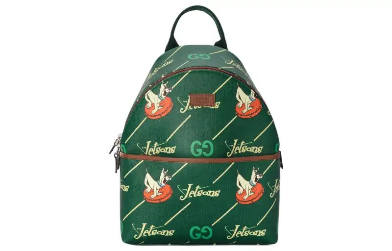 GUCCI Supreme Canvas Backpack Kids' Green