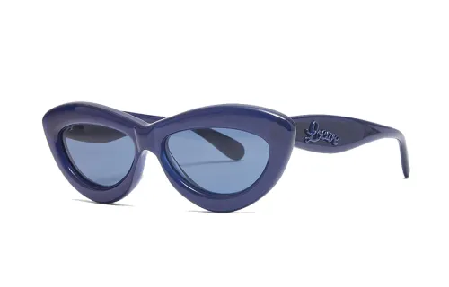 LOEWE Cat Eye Sunglasses Women's Blue